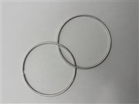 Orecchini Domar Donna Cerchi argento 925 lisci in Argento ORAR-415-280 - ORAR-415-280